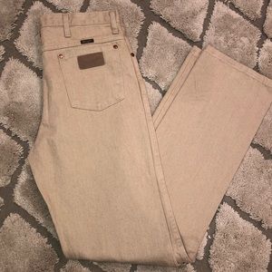 Khaki Wrangler Jeans